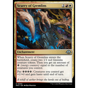 Magic löskort: Modern Horizons 3: Scurry of Gremlins (Foil)