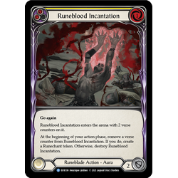 FaB Löskort: Everfest 1st Edition: Runeblood Incantation (Yellow)