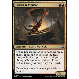 Magic löskort: Bloomburrow: Fireglass Mentor