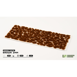 Gamer's Grass: Brown Tufts 2mm