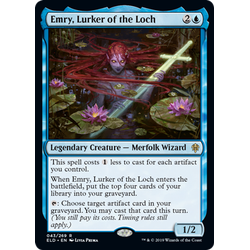 Magic löskort: Throne of Eldraine: Emry, Lurker of the Loch