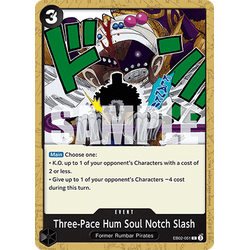 One Piece Löskort: Anime 25th Collection: Three-Pace Hum Soul Notch Slash