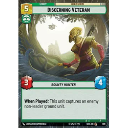 Star Wars: Unlimited Löskort: Shadows of the Galaxy: Discerning Veteran (Hyperspace)