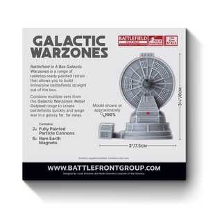 Battlefield in a Box Galactic Warzones: Rebel Outpost - Particle Cannons