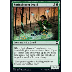 Magic löskort: Kaldheim Commander: Springbloom Druid