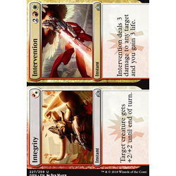 Magic löskort: Guilds of Ravnica: Integrity // Intervention
