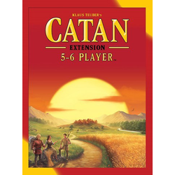 Settlers of catan (5th ed): Base Game 5-6 Player extension (eng. regler)