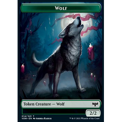 Magic löskort: Innistrad: Crimson Vow: Wolf Token