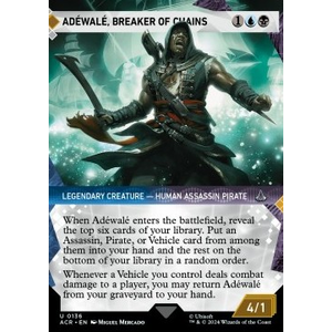 Magic löskort: Assassin's Creed: Adéwalé, Breaker of Chains (alternative art)
