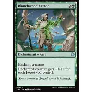 Magic löskort: Magic: The Gathering Foundations: Blanchwood Armor