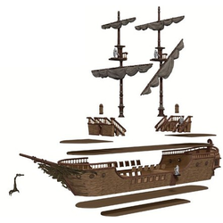 Icons of the Realms: The Falling Star Sailing Ship (painted)