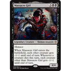 Magic löskort: War of the Spark: Massacre Girl