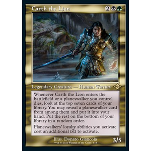 Magic löskort: Modern Horizons 2: Carth the Lion (alternative art) (Foil)