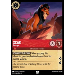 Lorcana Löskort: Shimmering Skies: Scar - Betrayer