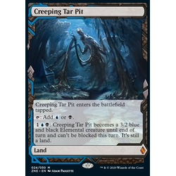 Magic löskort: Zendikar Rising Expeditions: Creeping Tar Pit