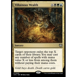 Magic löskort: Commander: Outlaws of Thunder Junction: Villainous Wealth