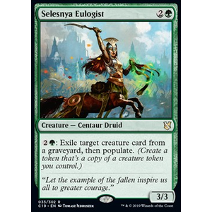 Magic löskort: Commander 2019: Selesnya Eulogist