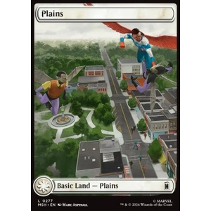 Magic löskort: Marvel Super Heroes: Plains (V.1) (Foil)