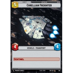 Star Wars: Unlimited Löskort: Spark of Rebellion: Corellian Freighter (Hyperspace)