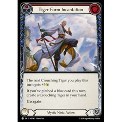 FaB Löskort: Part the Mistveil: Tiger Form Incantation (Red) (Rainbow Foil)