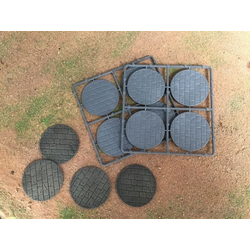 Renedra 60mm Diameter Paved Bases (8)