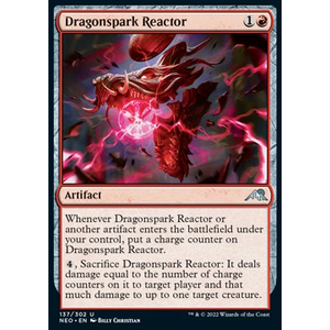 Magic löskort: Kamigawa: Neon Dynasty: Dragonspark Reactor