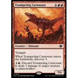 Magic löskort: The Lost Caverns of Ixalan: Trumpeting Carnosaur