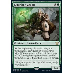 Magic löskort: Commander: Innistrad: Midnight Hunt: Sigardian Zealot