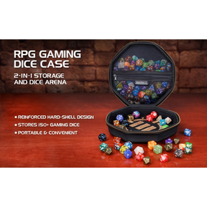 Enhance Gaming: Dice Case & Tray - Black (Designer Edition)