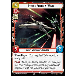 Star Wars: Unlimited Löskort: Secrets of Power: Strike Force X-Wing