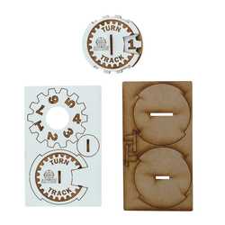 Bolt Action 3rd Edition MDF Turn Marker (1)