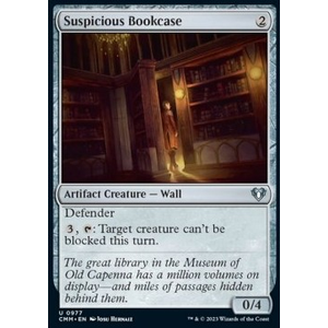 Magic löskort: Commander Masters: Suspicious Bookcase