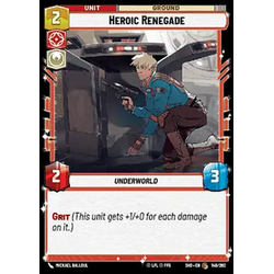 Star Wars: Unlimited Löskort: Shadows of the Galaxy: Heroic Renegade