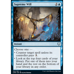 Magic löskort: Commander Legends: Supreme Will