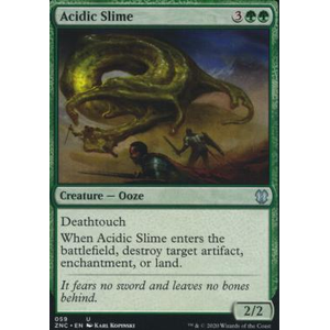 Magic löskort: Zendikar Rising Commander Decks: Acidic Slime