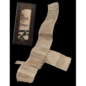Lord of the Rings - The Burglar Contract of Bilbo Baggins Mini Replica