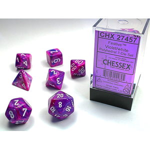 Festive™ Violet/white (7-Die set)