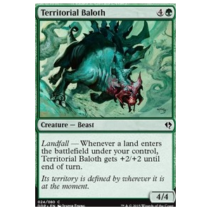 Magic löskort: Duel Decks: Zendikar vs Eldrazi: Territorial Baloth