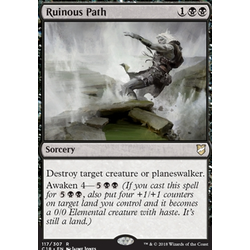 Magic löskort: Commander 2018: Ruinous Path
