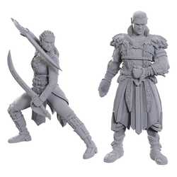 Nolzur's Marvelous Miniatures (unpainted): Special Edition Baldur's Gate 3 — Jaheira & Halsin