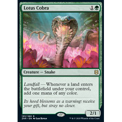 Magic löskort: Zendikar Rising: Lotus Cobra