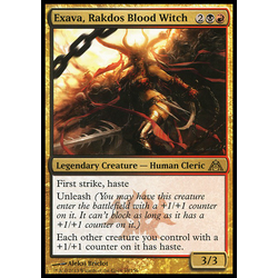 Magic löskort: Dragon's Maze: Exava, Rakdos Blood Witch