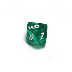 Chessex: Green/white (D10)