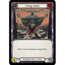 FaB Löskort: Monarch 1st Edition: Vexing Malice (Red)