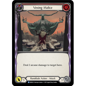 FaB Löskort: Monarch 1st Edition: Vexing Malice (Red)