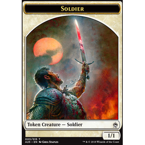 Magic löskort: Masters 25: Soldier Token