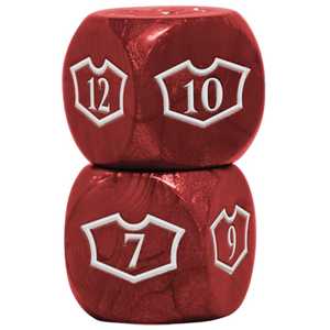 Ultra Pro Deluxe 22mm Loyalty Dice Mountain Red for Magic the Gathering