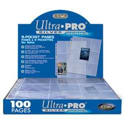 Ultra Pro 9-Pocket Page (Silver, 100st)