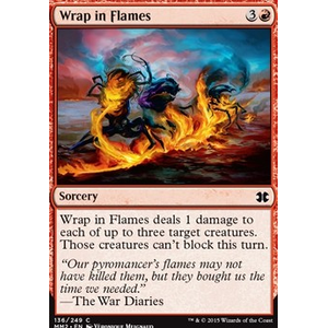 Magic löskort: Modern Masters 2015: Wrap in Flames (Foil)