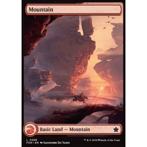 Magic löskort: Magic: The Gathering Foundations: Mountain (v.2)